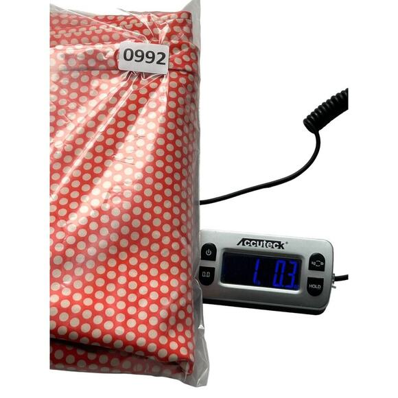 Lane Bryant Skirt The Modernist Collection Size 20 Orange White Polka Dot A-Line - Picture 11 of 11